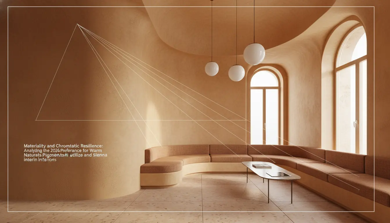 Materiality and Chromatic Resilience: Analyzing the 2026 Preference for Warm Natural Pigments in Modern Interiors